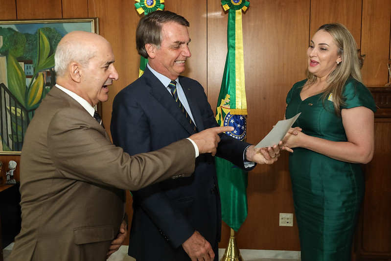 Daniela Reinehr pede mais investimentos em infraestrutura a Bolsonaro