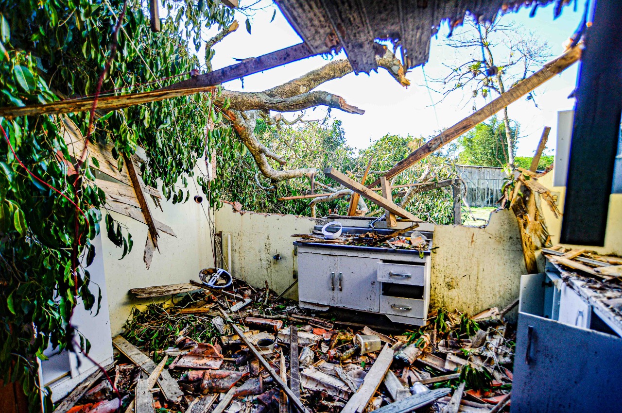 Santa Catarina calcula R$ 427 milhões em prejuízos com ciclone