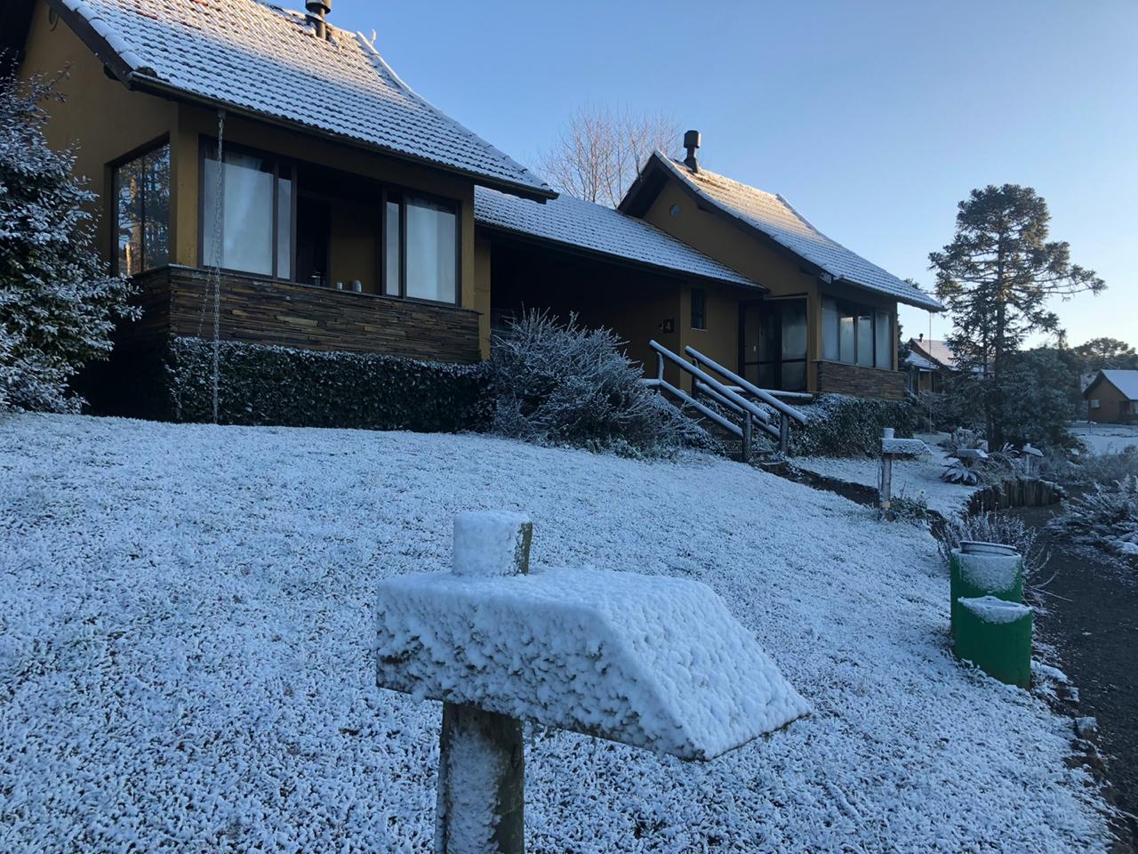 Neve em Santa Catarina: Bom Jardim da Serra bate recorde de temperatura negativa
