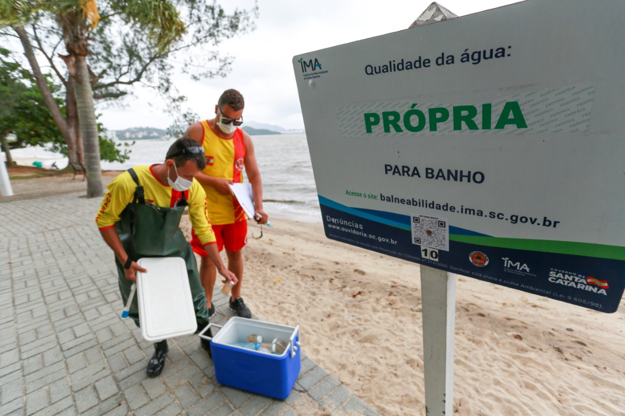 Balneabilidade aponta que 67,1% do litoral catarinense está próprio para banho