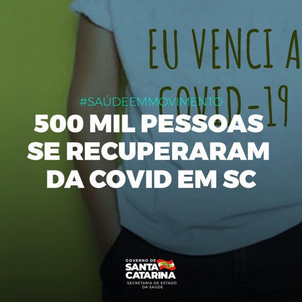 Covid-19: Santa Catarina passa de 500 mil casos recuperados